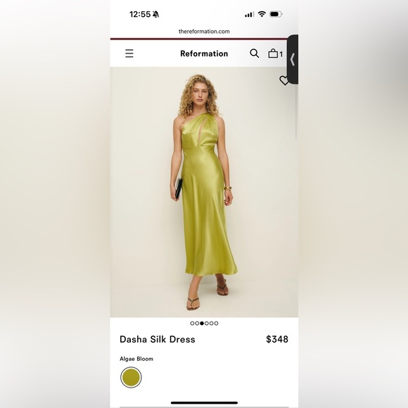 dasha silk dress Dasha Yellow Satin Lace Trim Mini Dress - US 8